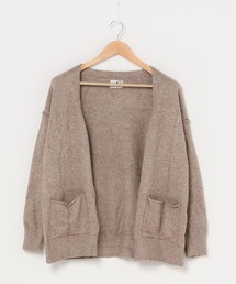 BIGシルエット ニットガウン/カーディガン