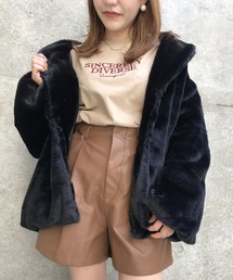 INGNI | ショールカラーエコファーオーバーコート(その他アウター)