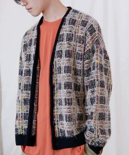 Iroquois（イロコイ）の「7G TUCK-KNITTING CHECK KNIT CD（ニット 