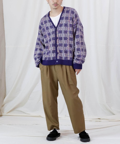 Iroquois（イロコイ）の「7G TUCK-KNITTING CHECK KNIT CD（ニット 