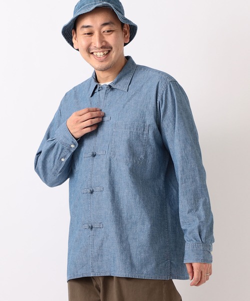 MOJITO BEAMS PLUS 別注 シャンブレーシャツ チャイナ 僕のイチオシは。｜ビームス プラス 原宿｜BEAMS