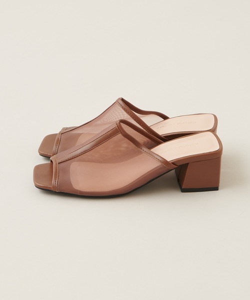 natural couture(ナチュラルクチュール)の「チュールパイピングミュール(その他シューズ・レディース・ブラック/ブラウン/アイボリー・MEDIUM/LARGE)」の5枚目の写真