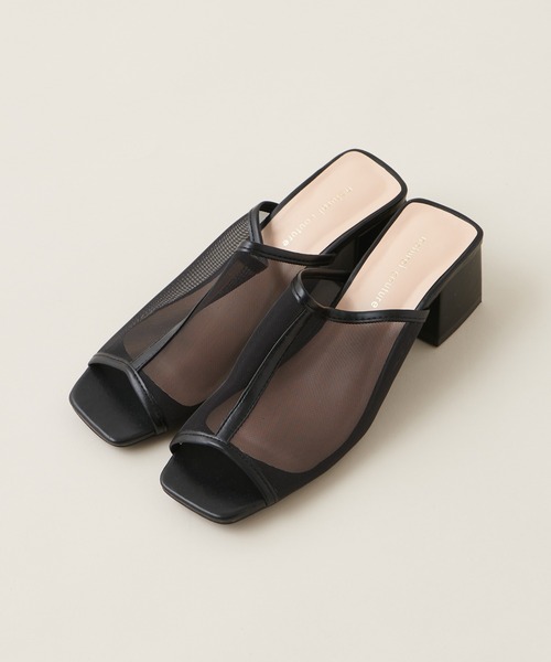 natural couture(ナチュラルクチュール)の「チュールパイピングミュール(その他シューズ・レディース・ブラック/ブラウン/アイボリー・MEDIUM/LARGE)」の20枚目の写真