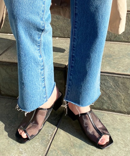 natural couture(ナチュラルクチュール)の「チュールパイピングミュール(その他シューズ・レディース・ブラック/ブラウン/アイボリー・MEDIUM/LARGE)」の18枚目の写真