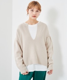 cepo | カノコアミニット＋ロンＴｅｅ アンサンブル　※セットアイテム(ニット/セーター)
