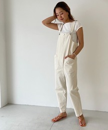 CANAL JEAN | RED CHOP WORKS(レッドチョップワークス) ストレッチツイルスリムサロペット(サロペット/オーバーオール)