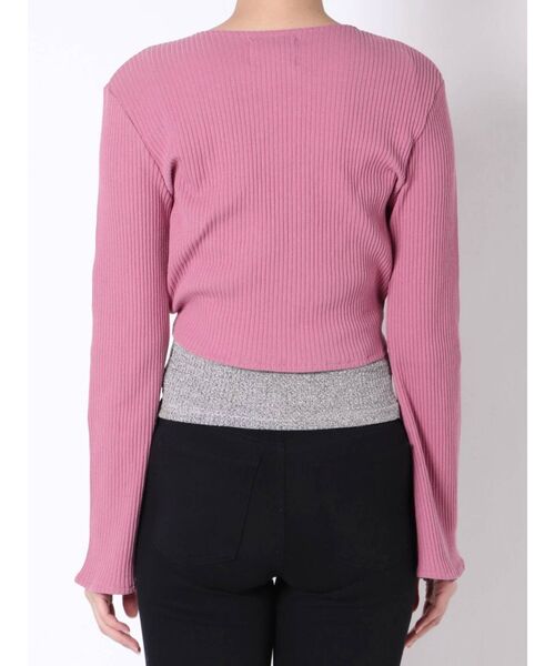 jouetie（ジュエティ）の「ツイストレイヤードトップス（Tシャツ/カットソー・レディース・ピンク/ブルー/ブラック・MEDIUM）」の16枚目の写真