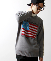 WEGO | WEGO/星条旗ジャガードニット(ニット/セーター)