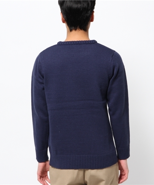 WEGO（ウィゴー）の「WEGO/星条旗ジャガードニット（ニット/セーター・メンズ・オフホワイト/ダークグレー/ネイビー・LARGE/MEDIUM）」の12枚目の写真