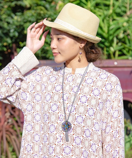 チャイハネ(チャイハネ)の「【チャイハネ】蓄光ほたる玉ボールピアス(ピアス(両耳用)・レディース・パープル/オレンジ/ブルー/グリーン・FREE)」の6枚目の写真