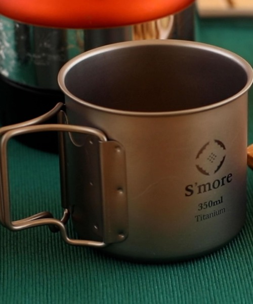 蓋付きチタンマグ 350ml シングルウォール アウトドアグッズ S More スモア のファッション通販 Zozotown