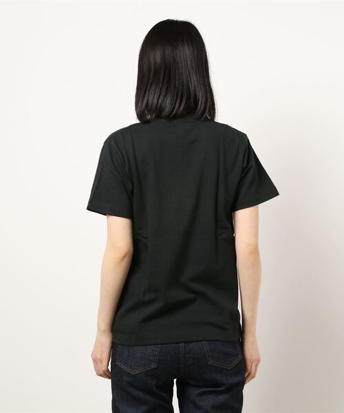 SY32 by SWEET YEARS(エスワイサーティトゥバイスィートイヤーズ)の「SY32 by SWEET YEARS/INK JET BOX LOGO TEE(Tシャツ/カットソー・レディース・ホワイト/ブラック・SMALL/MEDIUM/LARGE/X-LARGE/XX-LARGE)」の5枚目の写真
