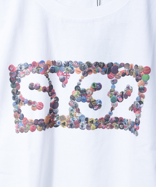 SY32 by SWEET YEARS(エスワイサーティトゥバイスィートイヤーズ)の「SY32 by SWEET YEARS/INK JET BOX LOGO TEE(Tシャツ/カットソー・レディース・ホワイト/ブラック・SMALL/MEDIUM/LARGE/X-LARGE/XX-LARGE)」の3枚目の写真
