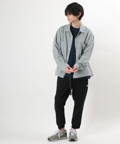 make a ray!（メイク ア レイ！）の「Camp＆People イラスト刺繍 バックデザイン ワークシャツ（シャツ/ブラウス・メンズ・ネイビー/サックスブルー・M/L/XL）」の7枚目の写真