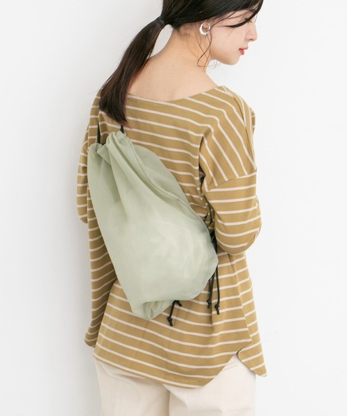 KBF(ケイビーエフ)の「マルチナップサック∴(バックパック/リュック・レディース・ブラック/ピンク/ミント・ONE)」の3枚目の写真