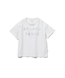 gelato pique（ジェラートピケ）の「【KIDS】アイスクリームロゴワンポイント kids Tシャツ（ルームウェア/パジャマ・キッズ）」