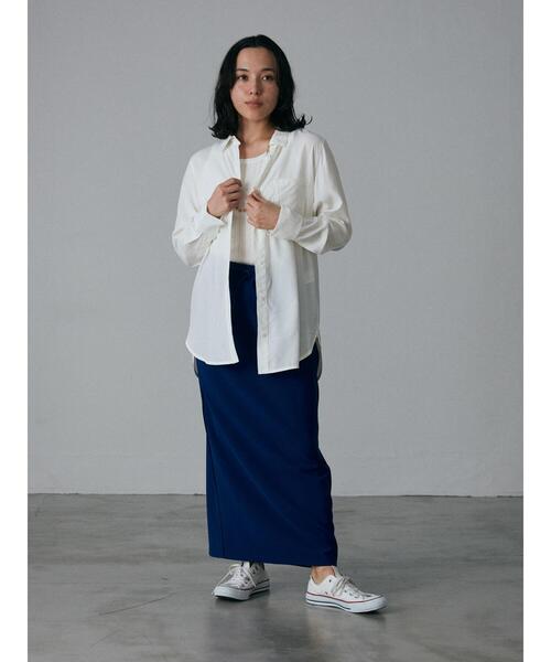 GARAGE OF GOOD CLOTHING（ガレージオブグッドクロージング）の「タイトスカート（スカート・レディース・ブルー/ブラック・FREE）」の8枚目の写真