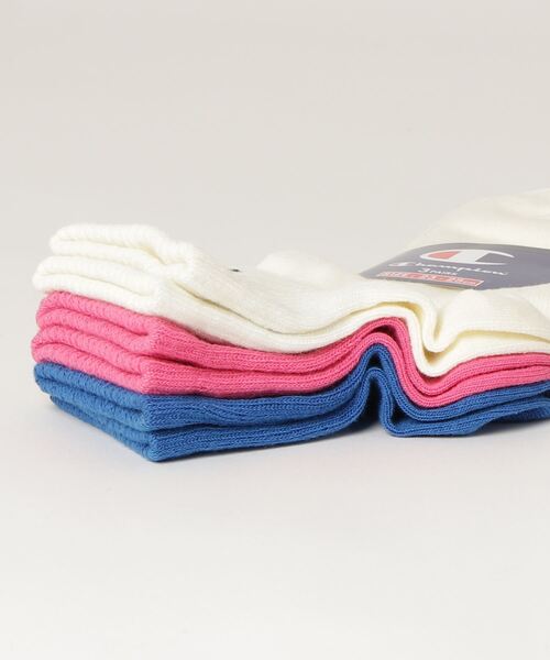 Champion(チャンピオン)の「Champion/チャンピオン ソックス ウィメンズ クォーター3足セット CWSCQ201(ソックス/靴下・レディース・その他1/マルチ/カラフル/その他・S)」の5枚目の写真