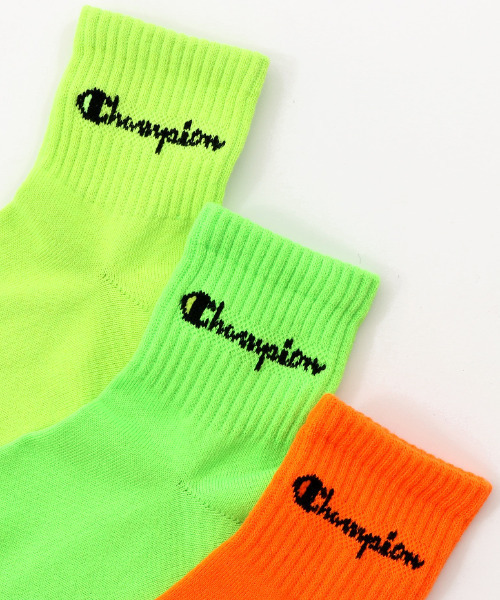 Champion(チャンピオン)の「Champion/チャンピオン ソックス ウィメンズ クォーター3足セット CWSCQ201(ソックス/靴下・レディース・その他1/マルチ/カラフル/その他・S)」の16枚目の写真