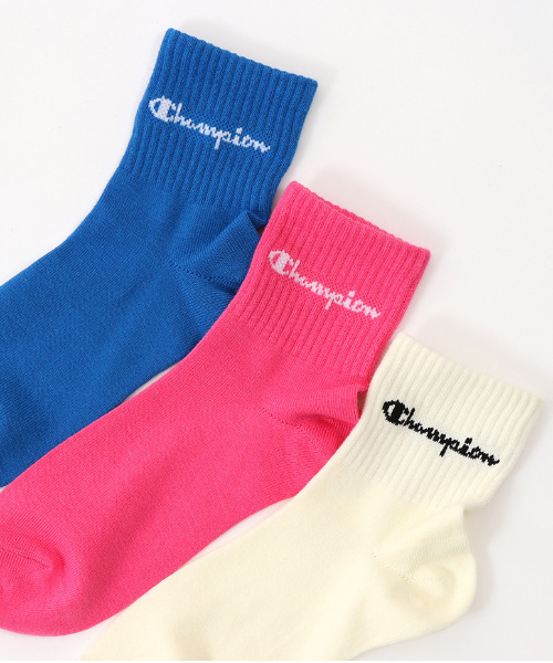 Champion(チャンピオン)の「Champion/チャンピオン ソックス ウィメンズ クォーター3足セット CWSCQ201(ソックス/靴下・レディース・その他1/マルチ/カラフル/その他・S)」の14枚目の写真
