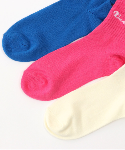 Champion(チャンピオン)の「Champion/チャンピオン ソックス ウィメンズ クォーター3足セット CWSCQ201(ソックス/靴下・レディース・その他1/マルチ/カラフル/その他・S)」の11枚目の写真