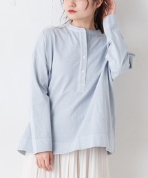 PUAL CE CIN | 布帛使いピグメントプルオーバー(Tシャツ/カットソー)