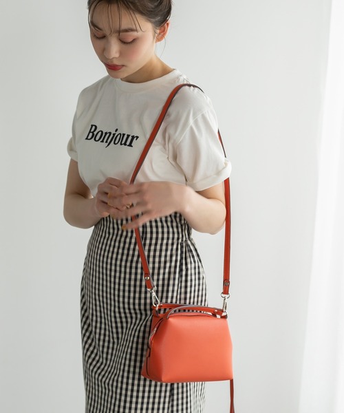 Edit Sheen(エディットシーン)の「ロングストラップポーチショルダー(ショルダーバッグ・レディース・シルバー/オレンジ/ホワイト/ブラック/イエロー/レッド/グリーン・FREE/SMALL)」の8枚目の写真