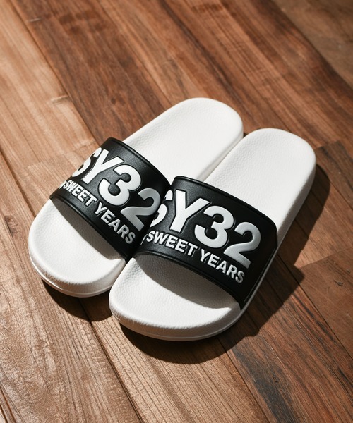 【セール】【SY32 by SWEET YEARS】LOGO SHOWER SANDALS(サンダル)|SY32 by SWEET YEARS(エスワイサーティトゥバイスィートイヤーズ)