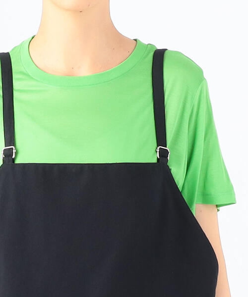 TOMORROWLAND (トゥモローランド)の「BASE RANGE LONG STRAP OVERALL(サロペット/オーバーオール・レディース・ブラック・S)」の6枚目の写真