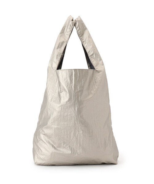 SHOO・LA・RUE（シューラルー）の「◆メタリックマルシェバッグ（エコバッグ/サブバッグ・レディース・シルバー/ゴールド/ブロンズ・00）」の6枚目の写真