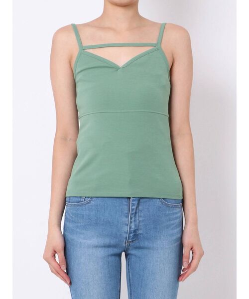 EMODA（エモダ）の「ストラップVキャミソール（キャミソール・レディース・ホワイト/ブラック/ミント・FREE）」の17枚目の写真