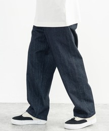 Audience | 日本製 赤耳インディゴブルー/ブラック/ホワイトデニムユーティリティパンツ(デニムパンツ)