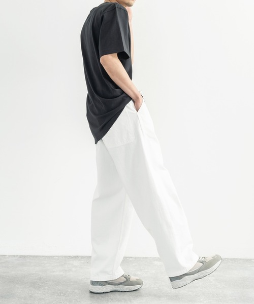 Audience(オーディエンス)の「日本製 赤耳インディゴブルー/ブラック/ホワイトデニムユーティリティパンツ(デニムパンツ・メンズ・ホワイト/ダークインディゴブルー/ブラック・S/XL/M/L)」の6枚目の写真