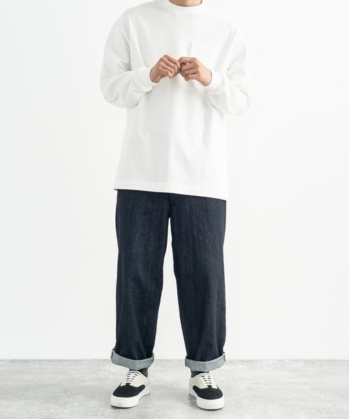 Audience(オーディエンス)の「日本製 赤耳インディゴブルー/ブラック/ホワイトデニムユーティリティパンツ(デニムパンツ・メンズ・ホワイト/ダークインディゴブルー/ブラック・S/XL/M/L)」の9枚目の写真