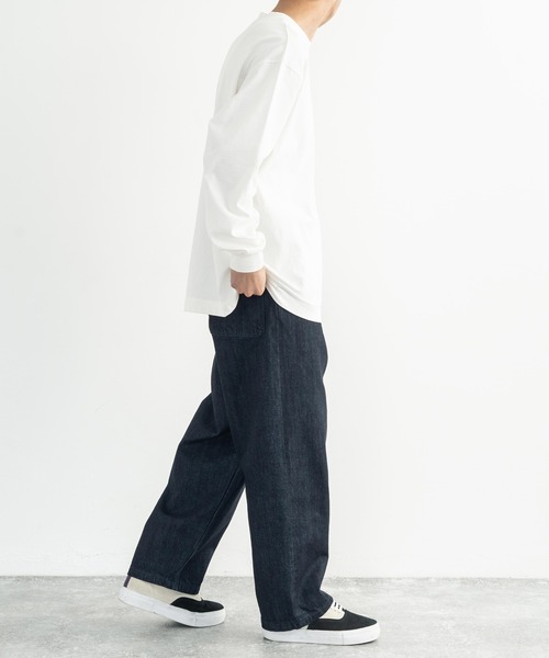 Audience(オーディエンス)の「日本製 赤耳インディゴブルー/ブラック/ホワイトデニムユーティリティパンツ(デニムパンツ・メンズ・ホワイト/ダークインディゴブルー/ブラック・S/XL/M/L)」の10枚目の写真