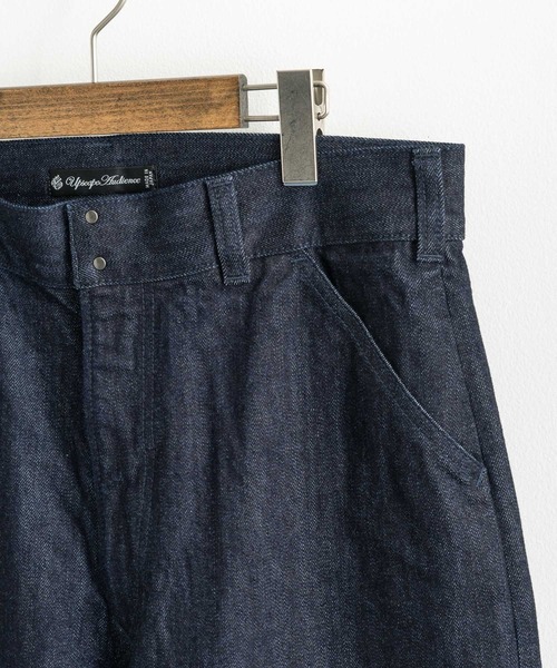 Audience(オーディエンス)の「日本製 赤耳インディゴブルー/ブラック/ホワイトデニムユーティリティパンツ(デニムパンツ・メンズ・ホワイト/ダークインディゴブルー/ブラック・S/XL/M/L)」の14枚目の写真