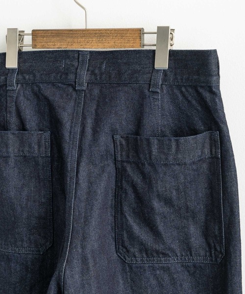 Audience(オーディエンス)の「日本製 赤耳インディゴブルー/ブラック/ホワイトデニムユーティリティパンツ(デニムパンツ・メンズ・ホワイト/ダークインディゴブルー/ブラック・S/XL/M/L)」の18枚目の写真