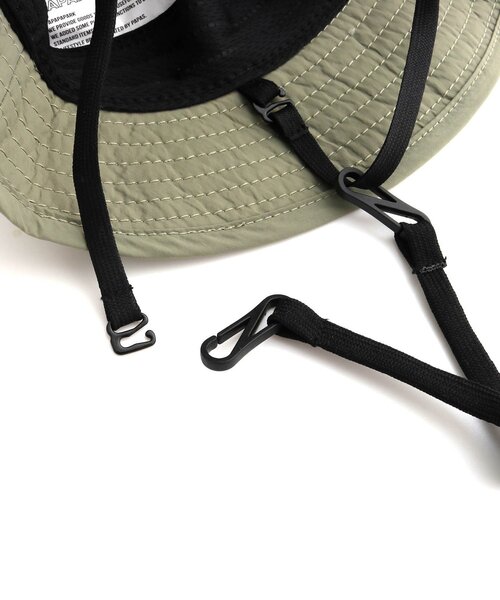 PAPAPAPARK（パパパパーク）の「/アウトドアハット_撥水_UVカット（ハット・キッズ・カーキ/ライトグレー/ネイビー・50/56/52/54/58）」の6枚目の写真