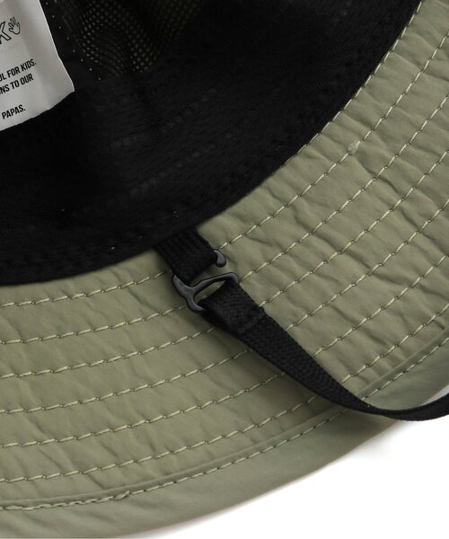 PAPAPAPARK（パパパパーク）の「/アウトドアハット_撥水_UVカット（ハット・キッズ・カーキ/ライトグレー/ネイビー・50/56/52/54/58）」の15枚目の写真