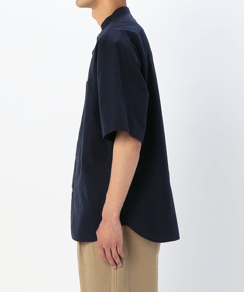 ダントン  バンドカラーシャツ　ネイビー 楽天市場】ダントン DANTON バンドカラー シャツ #DT-B0227 RPL
