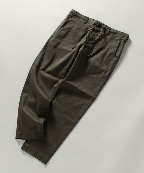SHIPS(シップス)の「SHIPS: SOLOTEX(R) サフィラン リネン ハイブリッド ライト イージー パンツ(その他パンツ・メンズ・ブラウン/カーキ/オリーブ/ネイビー/レンガ/コバルトブルー・SMALL/MEDIUM/LARGE/X-LARGE)」の13枚目の写真