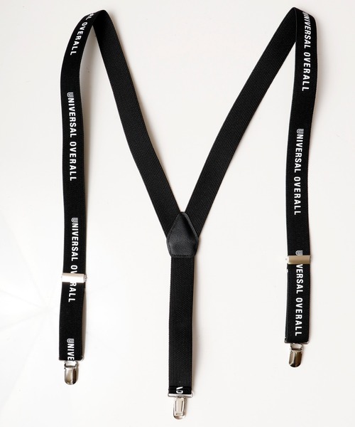 UNIVERSAL OVERALL（ユニバーサルオーバーオール）の「UNIVERSAL OVERALL  ロゴプリントサスペンダー（サスペンダー・メンズ・ブラック/ベージュ/オリーブ/ネイビー/グレー・FREE）」の15枚目の写真
