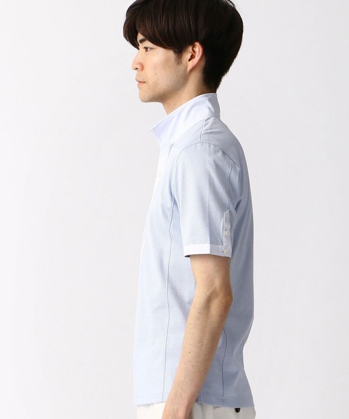 HIDEAWAYS NICOLE（ハイダウェイニコル）の「イタリアンカラ－ポロシャツ（ポロシャツ・メンズ・ブラック/ラベンダー/ホワイト/ネイビー/その他1・MEDIUM/X-LARGE/XX-LARGE/LARGE）」の14枚目の写真