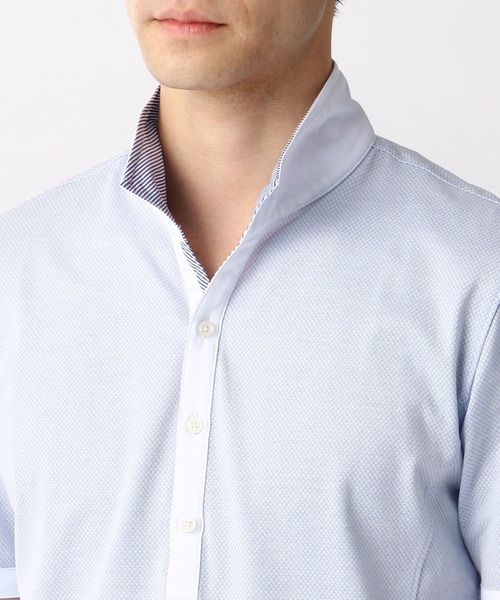 HIDEAWAYS NICOLE（ハイダウェイニコル）の「イタリアンカラ－ポロシャツ（ポロシャツ・メンズ・ブラック/ラベンダー/ホワイト/ネイビー/その他1・MEDIUM/X-LARGE/XX-LARGE/LARGE）」の12枚目の写真