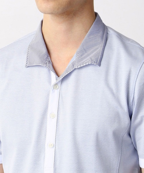 HIDEAWAYS NICOLE（ハイダウェイニコル）の「イタリアンカラ－ポロシャツ（ポロシャツ・メンズ・ブラック/ラベンダー/ホワイト/ネイビー/その他1・MEDIUM/X-LARGE/XX-LARGE/LARGE）」の6枚目の写真