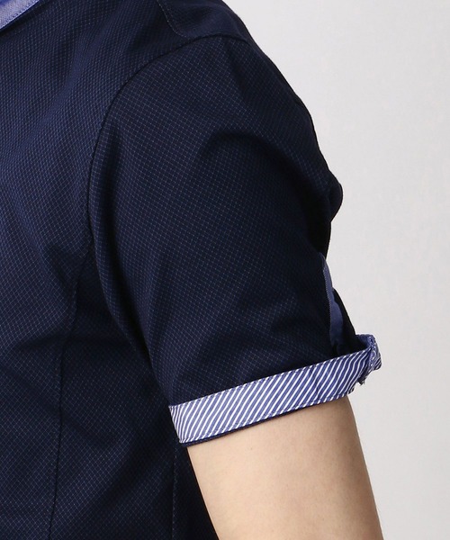 HIDEAWAYS NICOLE（ハイダウェイニコル）の「イタリアンカラ－ポロシャツ（ポロシャツ・メンズ・ブラック/ラベンダー/ホワイト/ネイビー/その他1・MEDIUM/X-LARGE/XX-LARGE/LARGE）」の21枚目の写真