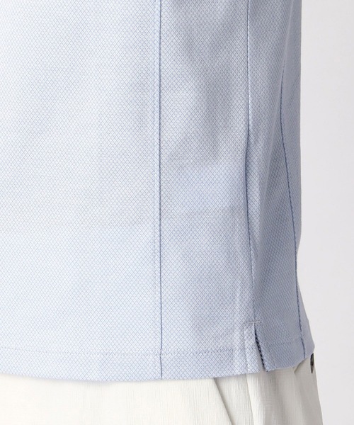 HIDEAWAYS NICOLE（ハイダウェイニコル）の「イタリアンカラ－ポロシャツ（ポロシャツ・メンズ・ブラック/ラベンダー/ホワイト/ネイビー/その他1・MEDIUM/X-LARGE/XX-LARGE/LARGE）」の13枚目の写真