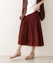 NATURAL BEAUTY BASIC | 割繊デシンギャザースカート/0171220602(スカート)