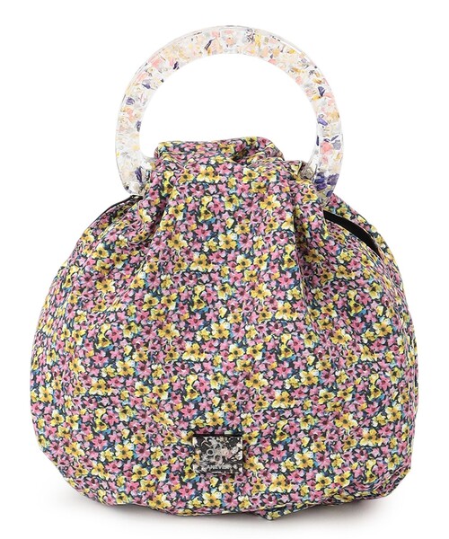 ANEVER（アンエバー）の「【VERONICA】LIBERTY x ANEVER FLOWER HANDLE バッグ（ハンドバッグ・レディース・ブルー系5/イエロー系5・F）」の5枚目の写真