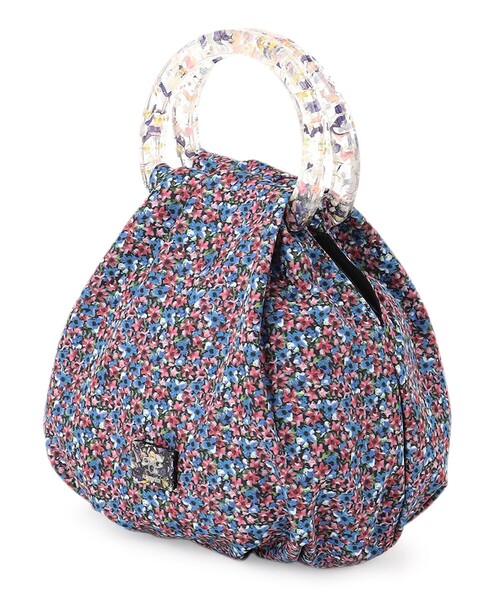 ANEVER（アンエバー）の「【VERONICA】LIBERTY x ANEVER FLOWER HANDLE バッグ（ハンドバッグ・レディース・ブルー系5/イエロー系5・F）」の3枚目の写真